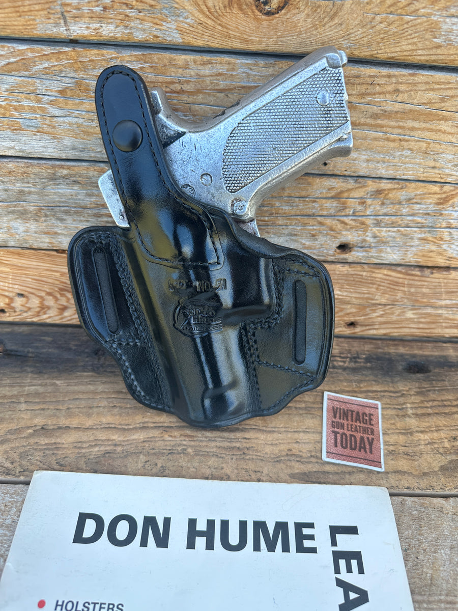 39:59 Don Hume Black Brown Leather H721 5M Holster For S&W 39 59 459 659 390 ...
