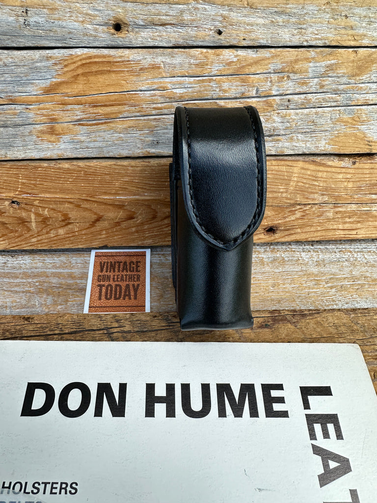 Don Hume C309-F Black Leather Hidden Snap 2oz OC Mace Holder MK2 OC10 MK II