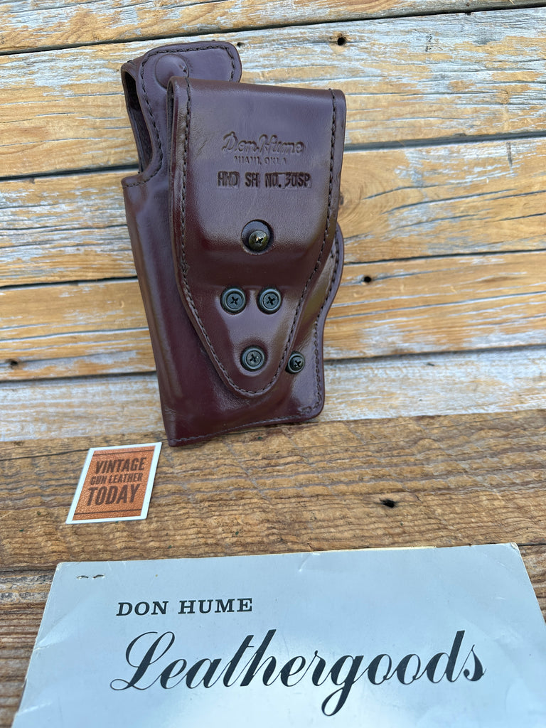 Don Hume Brown Basket Leather Lined Holster For Sig Sauer 2340 Right