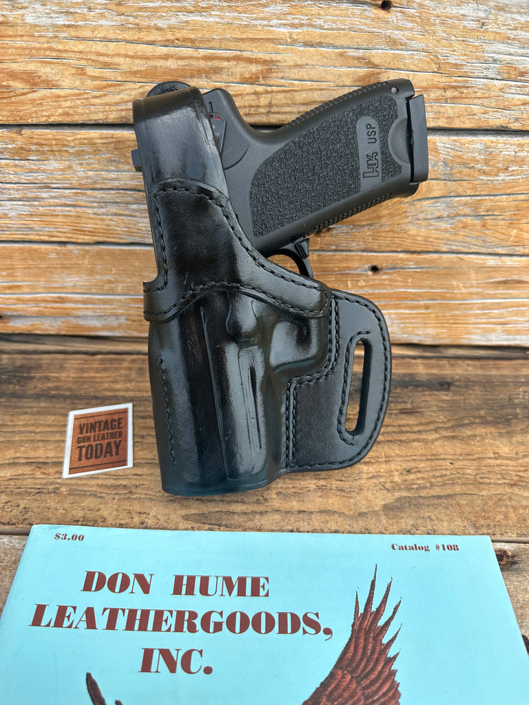 Don Hume H722 25USP-C Black Leather OWB Holster For H&K Compact USP 9 40 P2000
