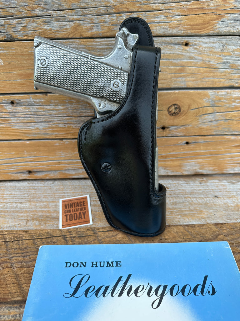 Don Hume 745 Level 2 Plain Leather Retention Security Holster for Colt 45 1911 5