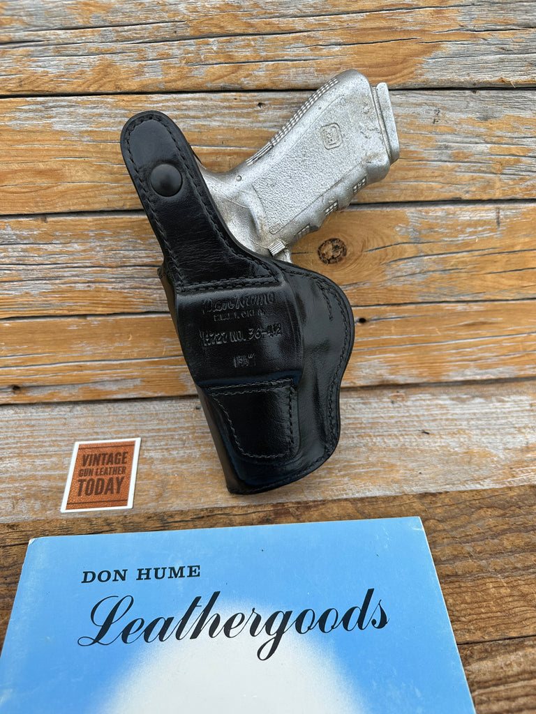 Don Hume H 727 High Ride Black Leather Holster For GLOCK G17 G22 G31 Right