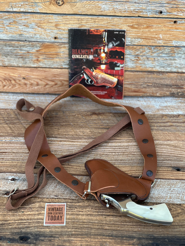 Hunter 4500 Brown Leather OWB Holster For S&W K N Medium / Large 6" DA Revolvers
