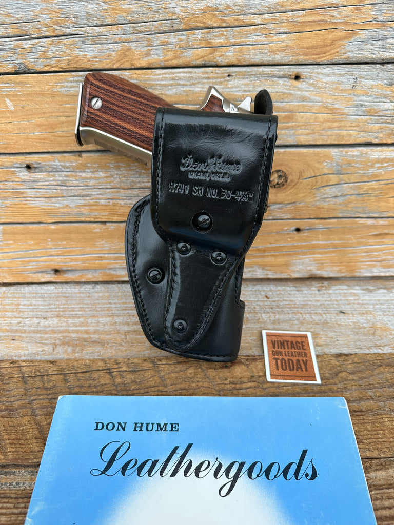 Don Hume H741 Level 2 Security Retention Black Basket Holster For SIG P220 P226