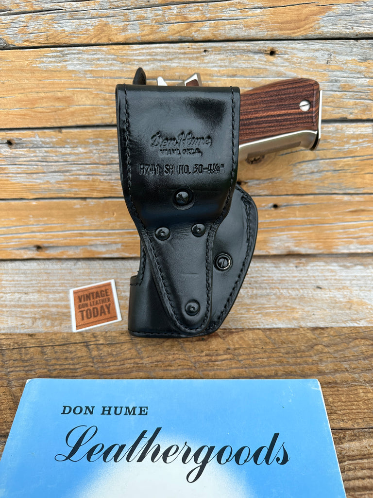 Don Hume H741 Level 2 Security Retention Black Basket Holster For SIG P220 P226