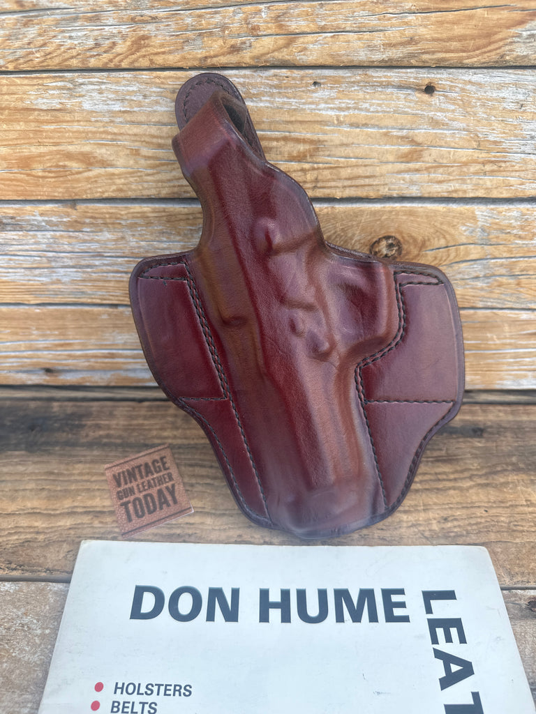 Vintage Don Hume H721  26B Brown Leather OWB Holster for Beretta Brigadier 92FS