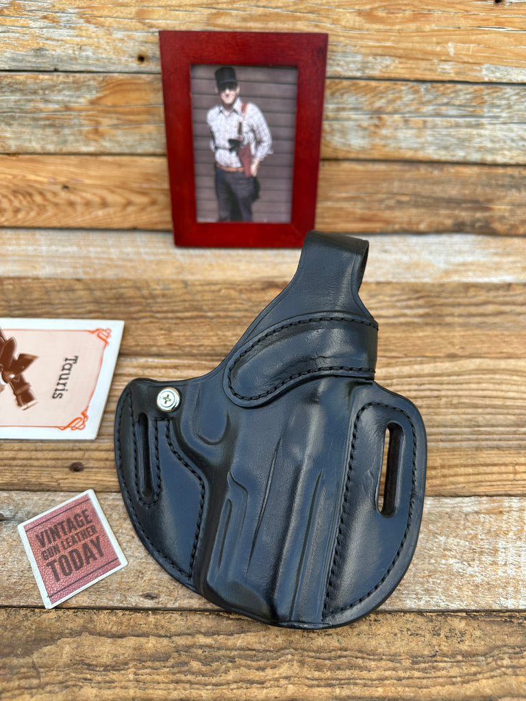 Taurisano TAURIS  High Ride Black Leather Holster For M&P Shield Compact 45