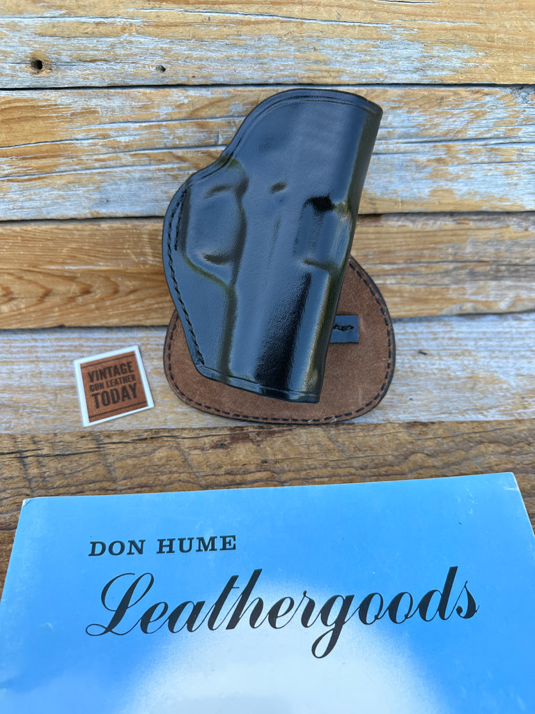 Don Hume H720  40 K40 Black Leather Paddle Holster For KAHR K40 Right