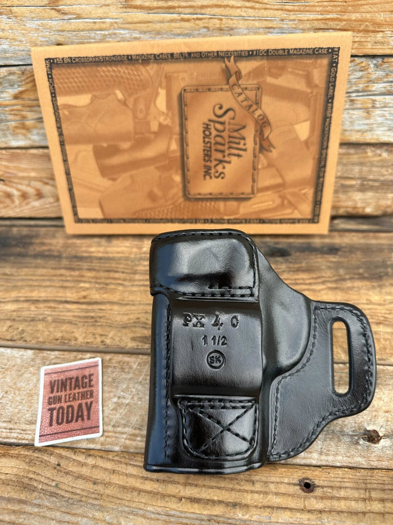 Milt Sparks 55BN Black Horsehide OWB Holster for Beretta PX4 Storm Compact Right