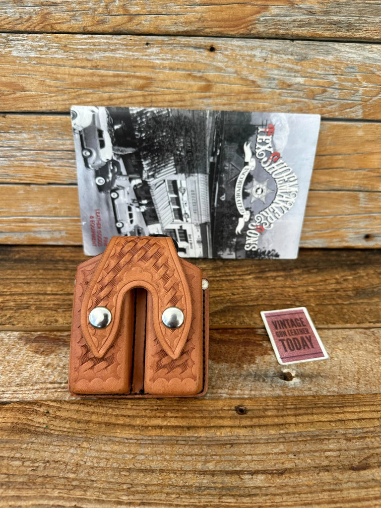 Tex Shoemaker Competition Double Magazine Brown Basket For H&K P7M13 P7M10