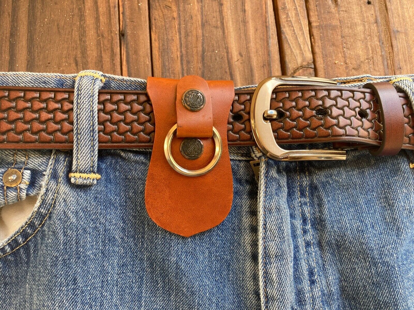 Alfonso's Brown Leather IWB Holster for Small .22 .25 Auto Colt