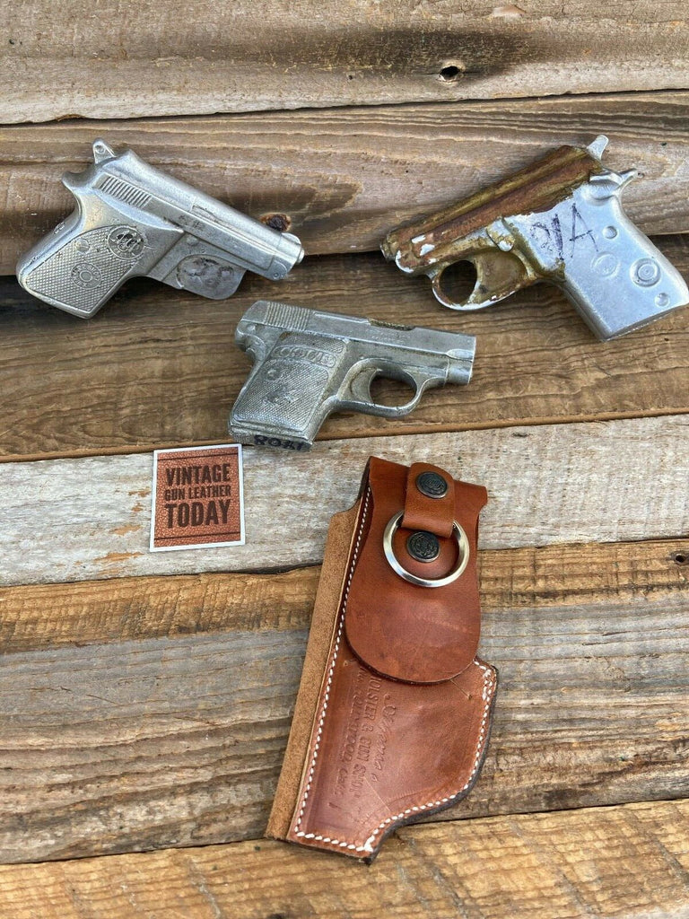 Alfonsos Brown Leather IWB Holster for Small .22 .25 Auto Colt Beretta 21A 950 .