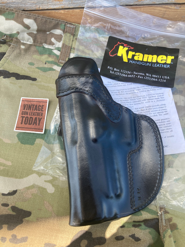 Kramer Black Horsehide Leather IWB Holster For Sig M17 / P320 Military Surplus