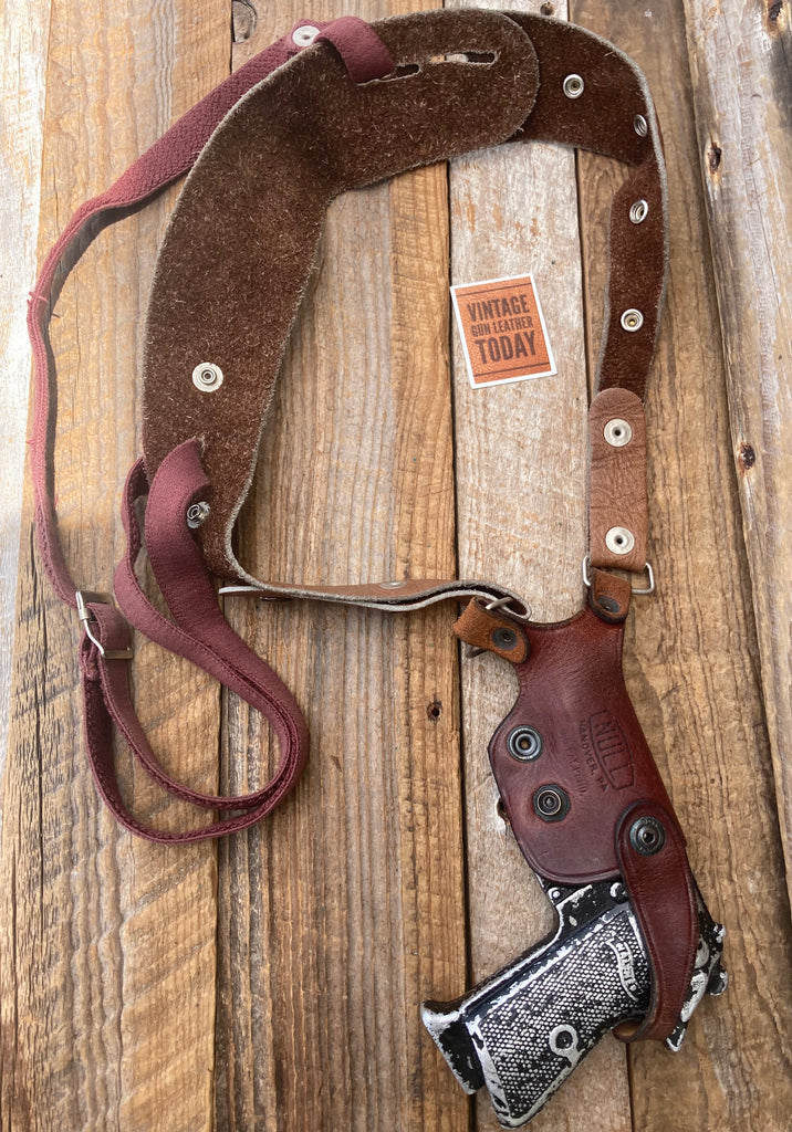Vintage Discontinued Ken Null USH Shoulder Holster Rig For Walther PP PPK