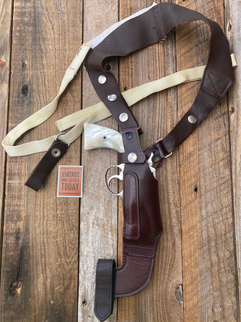 Vintage Smith & Wesson Leather Shoulder Holster For Small Revolver S&W Colt H&R