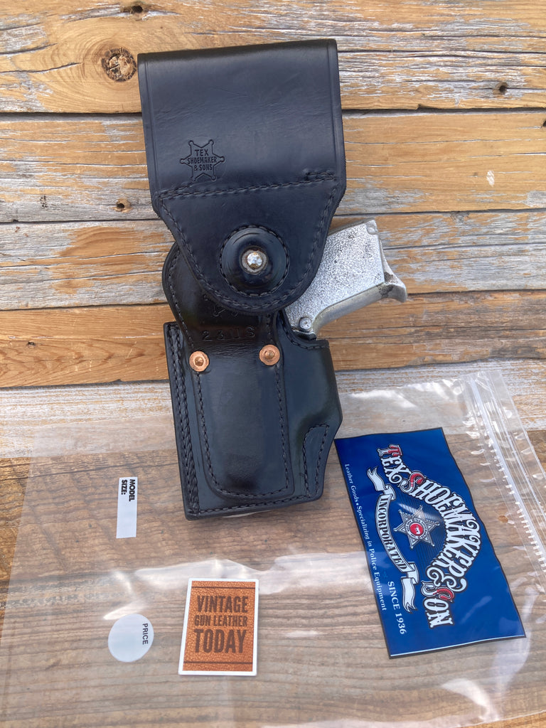 Tex Shoemaker Black Basketweave Lined Duty Swivel Holster For S&W 469 669 Right