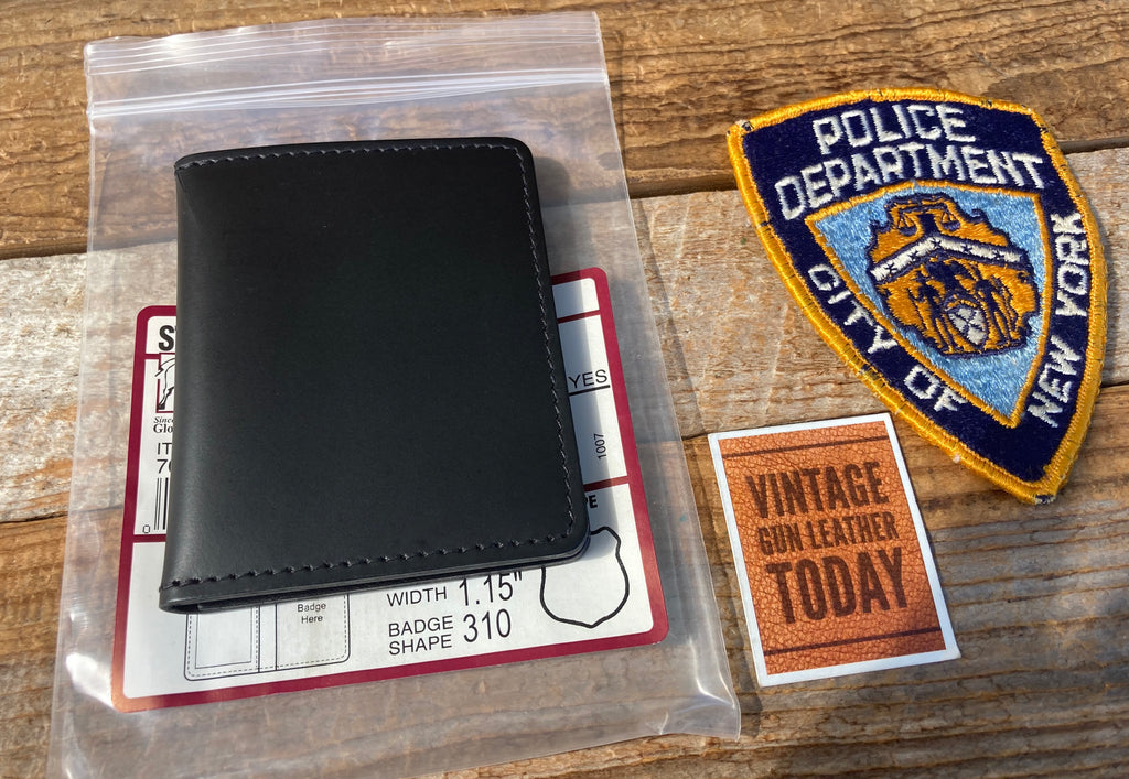Vintage Strong Leather #310 Shield Badge ID Wallet For NYPD Officers Daughter