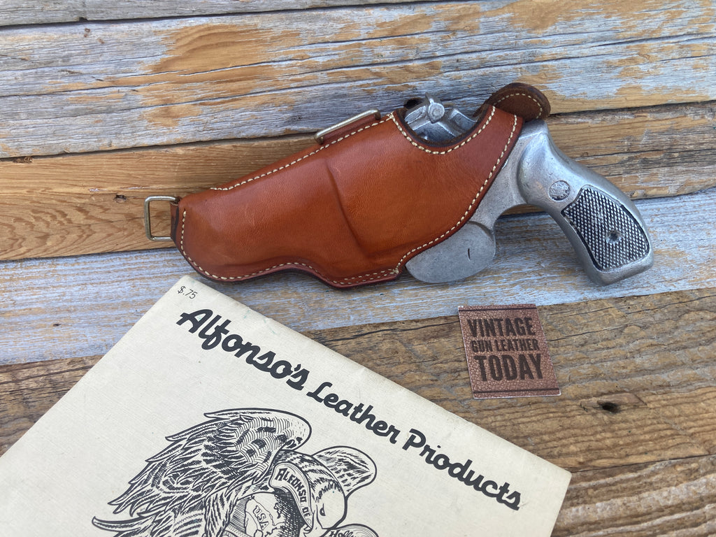 Alfonsos Brown Leather Lined Shoulder Holster Component For S&W K Revolver 2.5