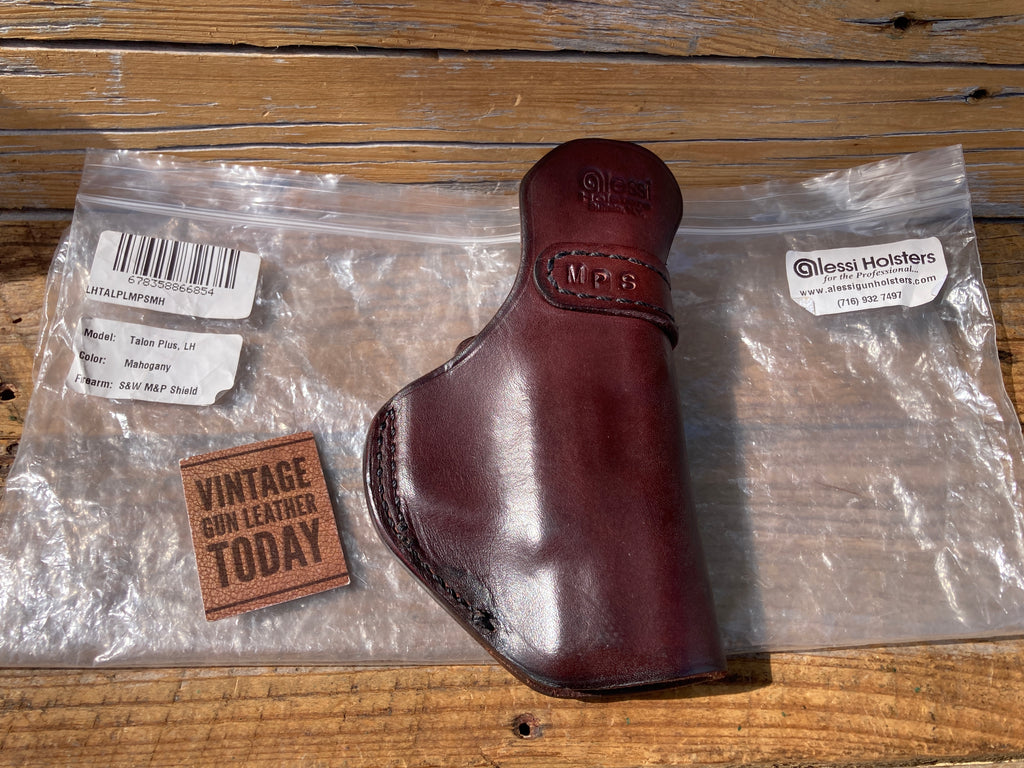 Lou Alessi Brown Leather Talon Plus IWB Holster For S&W M&P Shield LEFT