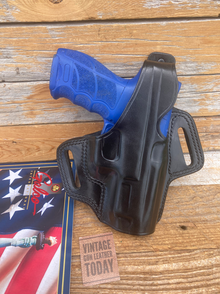 GALCO Fletch FL202 Black Leather OWB Holster For HK P30 Springfield XD XDM