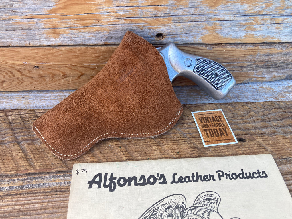 Vintage Alfonsos Brown Leather IWB Holster Right For S&W K 2" to 2 1/2" 19 10 15