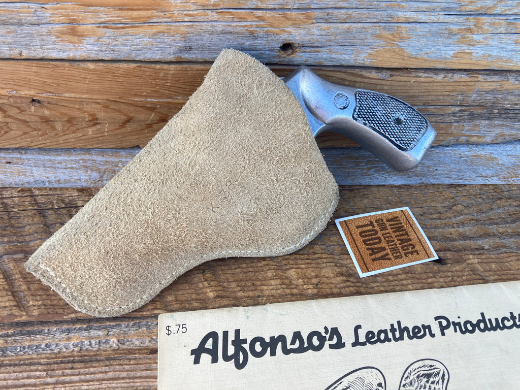 Vintage Alfonsos Light Brown Leather IWB Holster Right For S&W K 2" to 2 1/2"