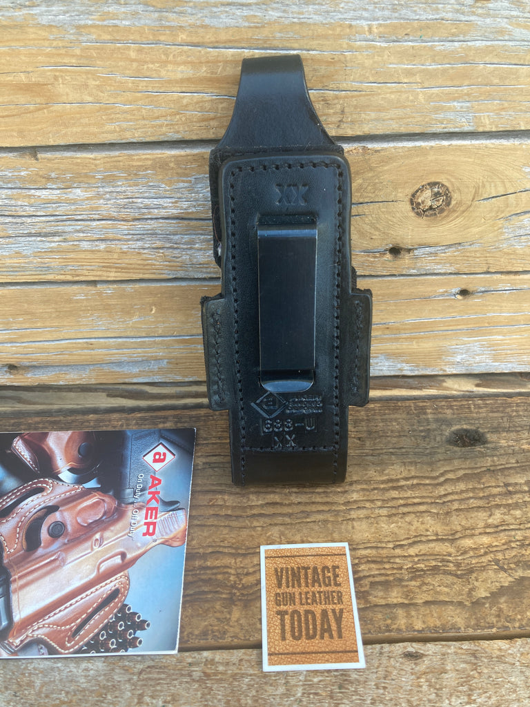 AKER Universal Radio Phone Holder Multi Black w/ Clip 6.5" x 3" 1 3/4" Plain