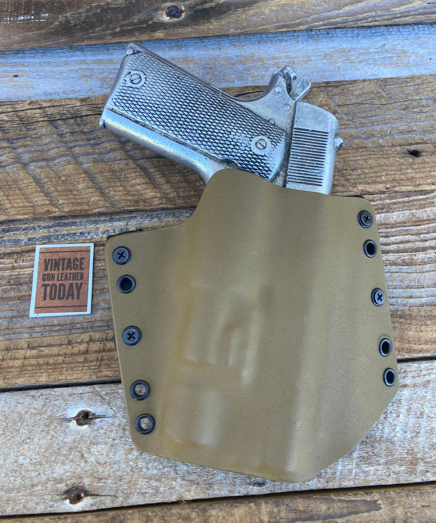 Early Production Dark Star Gear Brown KYDEX Holster For Colt .45 19115"  w x300