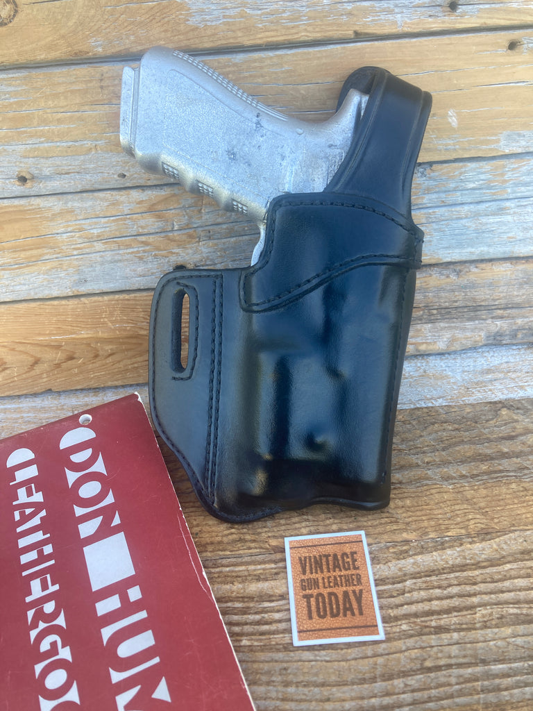 Don Hume Tac Light Holster Black Leather For GLOCK 17 22 31 w/ M3 Streamlight