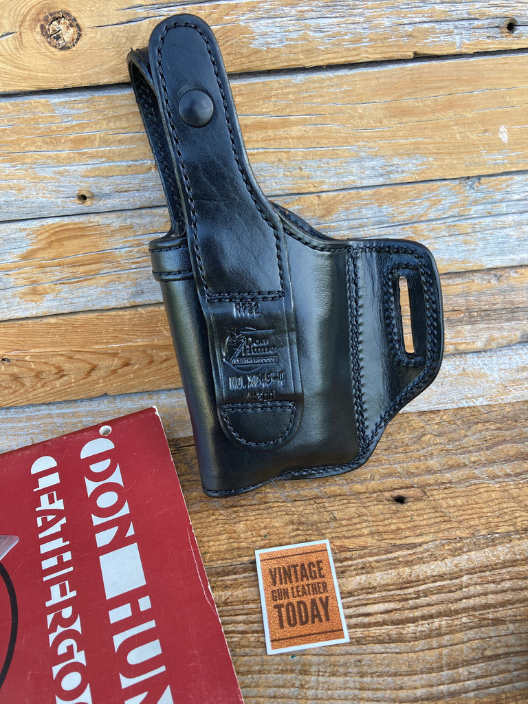 Don Hume Tac Light Holster Black Leather For Springfield XD45 w/ x300 Surefire