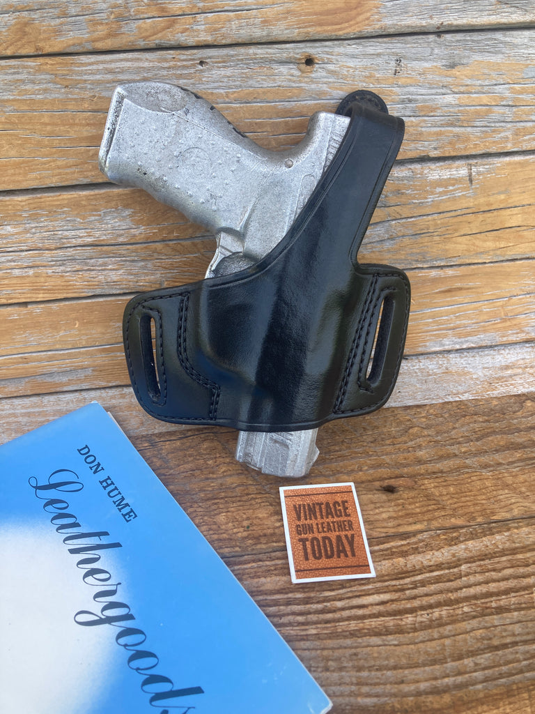 Vintage Don Hume H717 Black Leather Holster For S&W Smith & Wesson 99 .45 Right