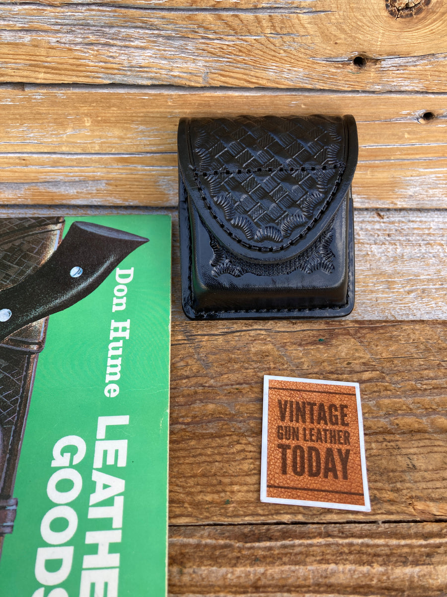 Don Hume Black Basketweave Police Duty Accessory Case Glove Sanitizer ...