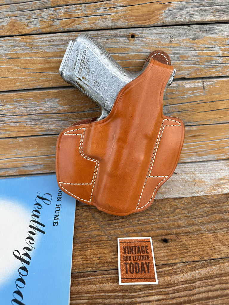 Vintage Don Hume Natural Brown H721 OWB Holster For GLOCK  G17 G22 G31 Right