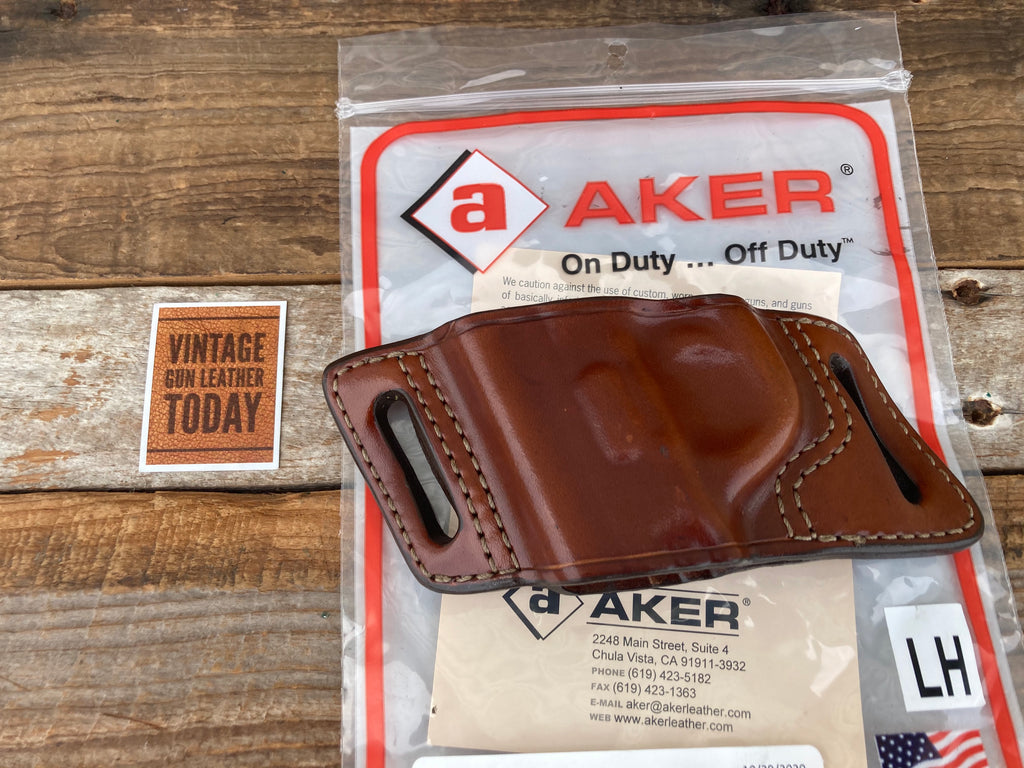 Discontinued Vintage AKER Plain Brown OWB Open Top Holster For M&P 40C 45C