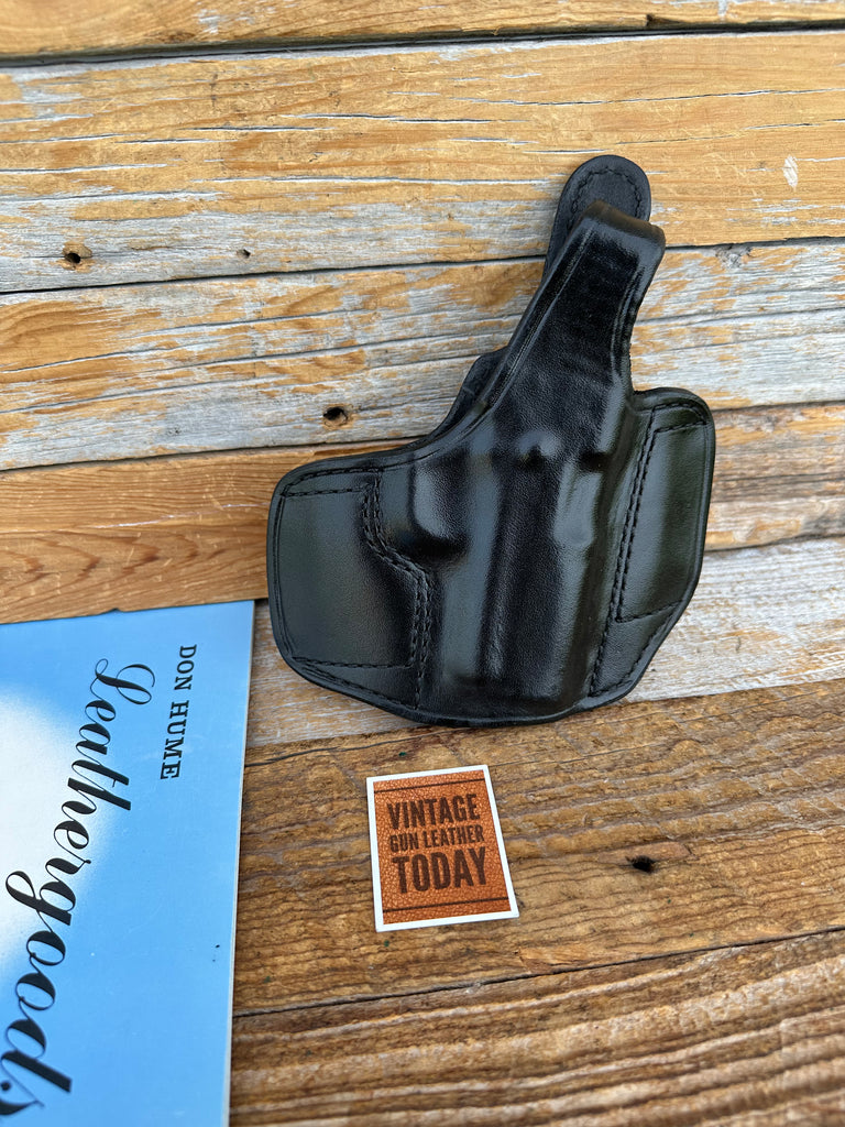 Vintage Don Hume Black Leather H721 OWB Holster For KAHR P9 RIGHT