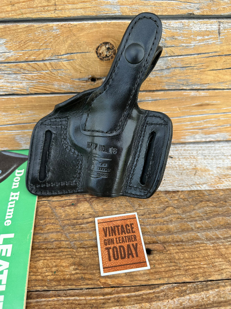 Vintage Don Hume Black Leather H721 OWB Holster For Walther PPK Interarms APK
