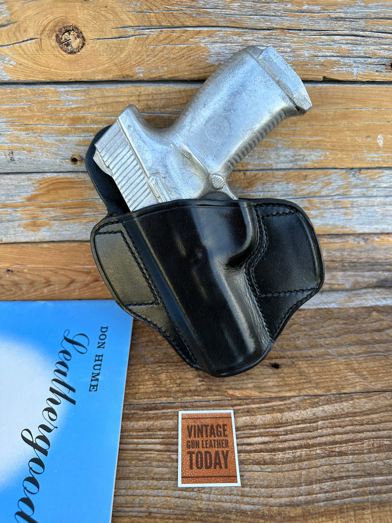 Don Hume Black Leather H721 OT OWB Holster For S&W SIGMA 40F 9F LEFT