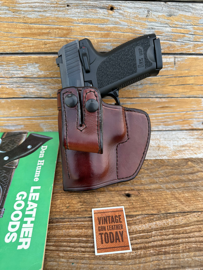 Vintage Don Hume PCCH Leather IWB Holster for H&K UPS Compact 9 / 40 , P2000 LFT