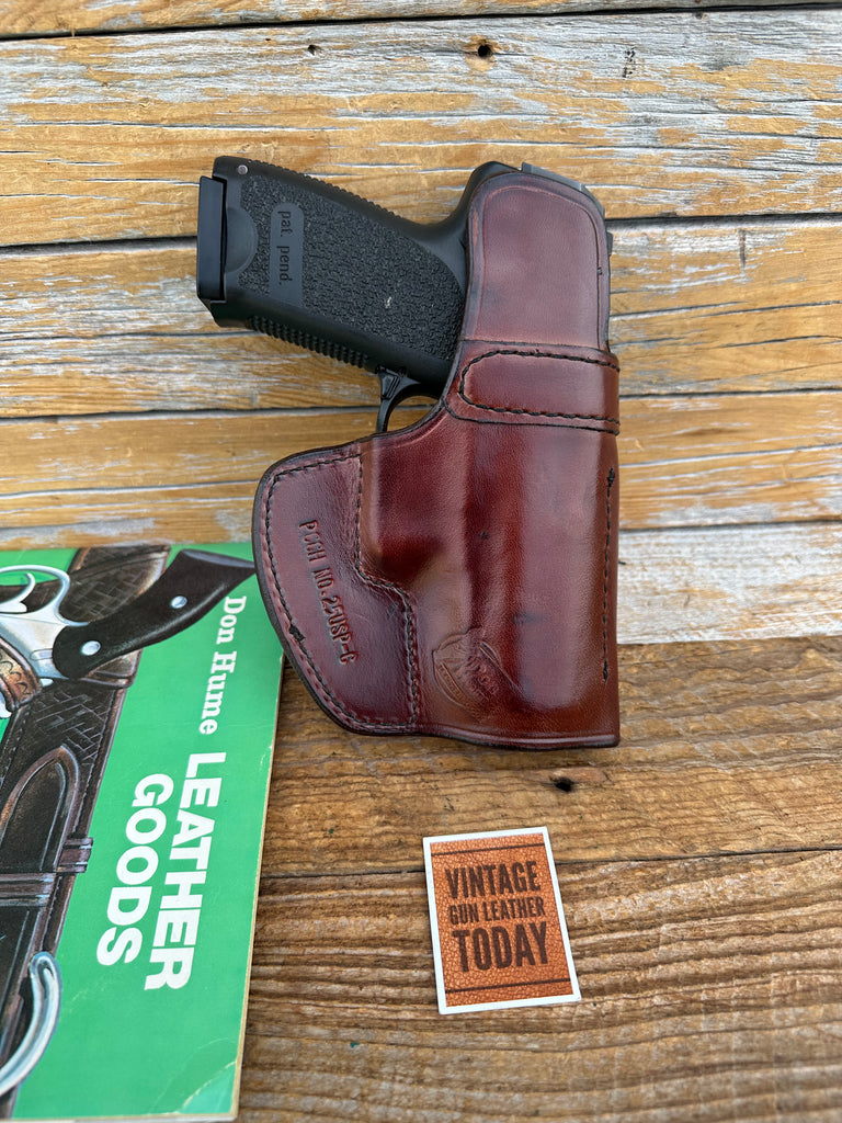 Vintage Don Hume PCCH Leather IWB Holster for H&K UPS Compact 9 / 40 , P2000 LFT
