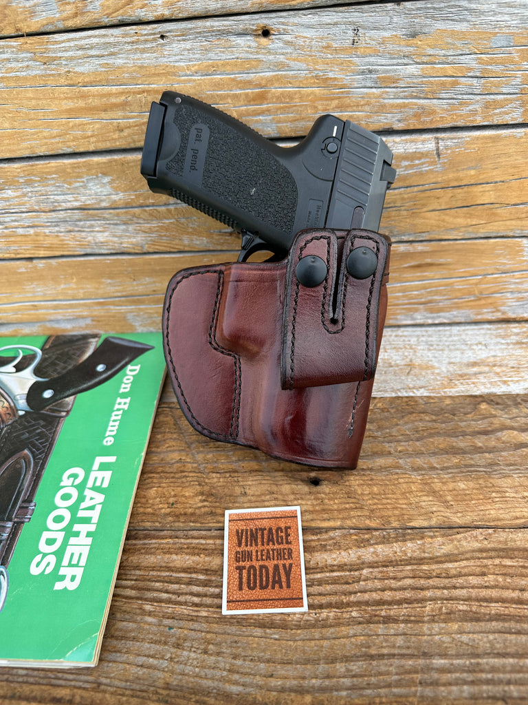 Vintage Don Hume PCCH Leather IWB Holster for H&K UPS Compact 9 / 40 , P2000