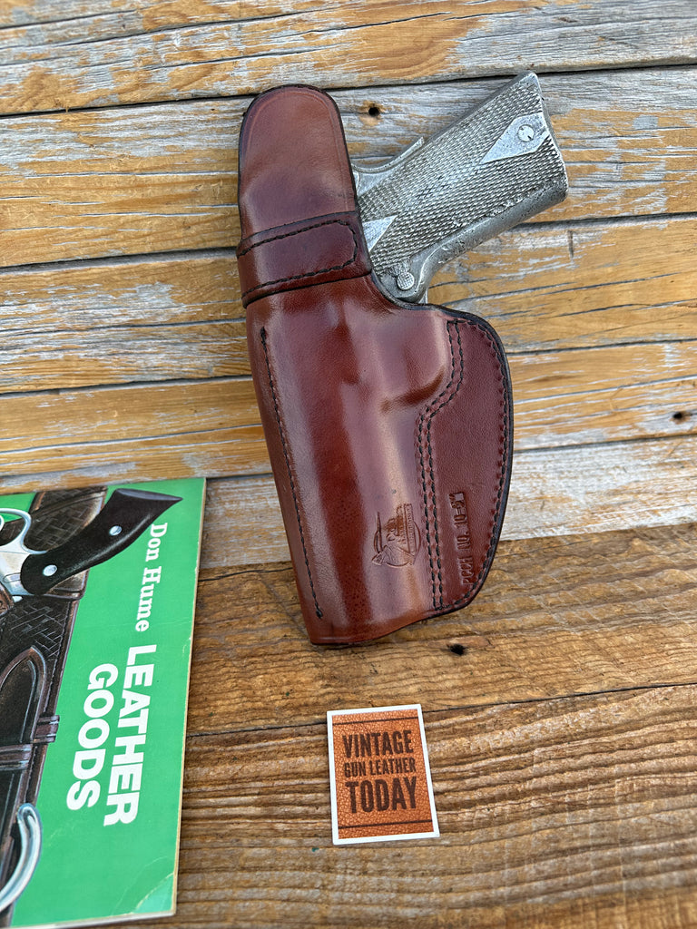 Vintage Don Hume PCCH Leather IWB Holster for Colt Kimber S&W 1911 Para GI 5"