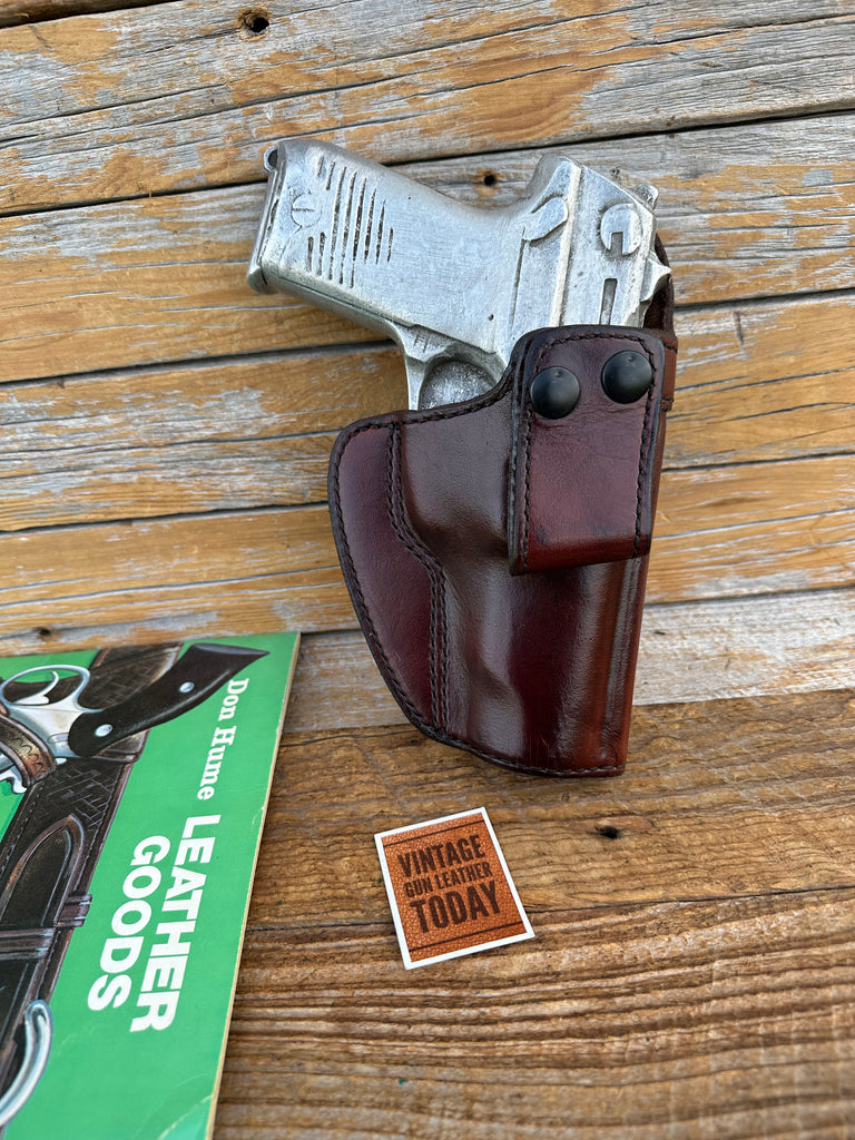 Vintage Don Hume PCCH Brown Leather IWB Holster For Ruger P90 90DC P91 Right