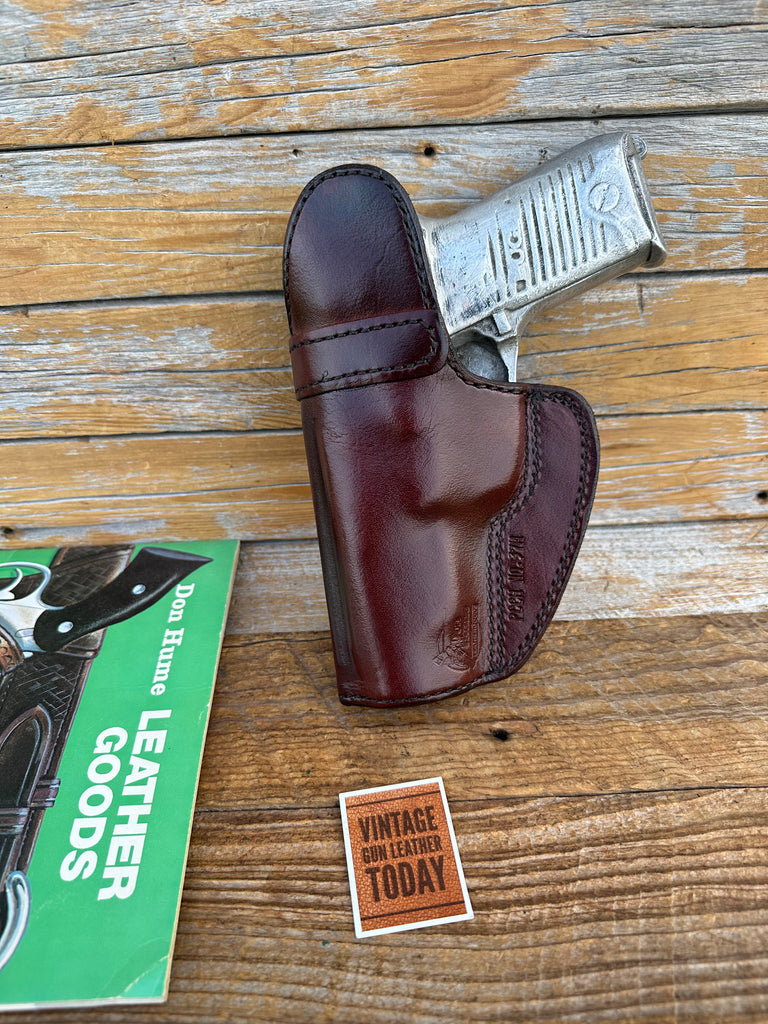 Vintage Don Hume PCCH Brown Leather IWB Holster For Ruger P90 90DC P91 Right