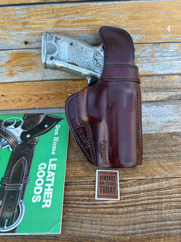 Vintage Don Hume PCCH Brown Leather IWB Holster for HK H&K UPS .45 Cal LEFT