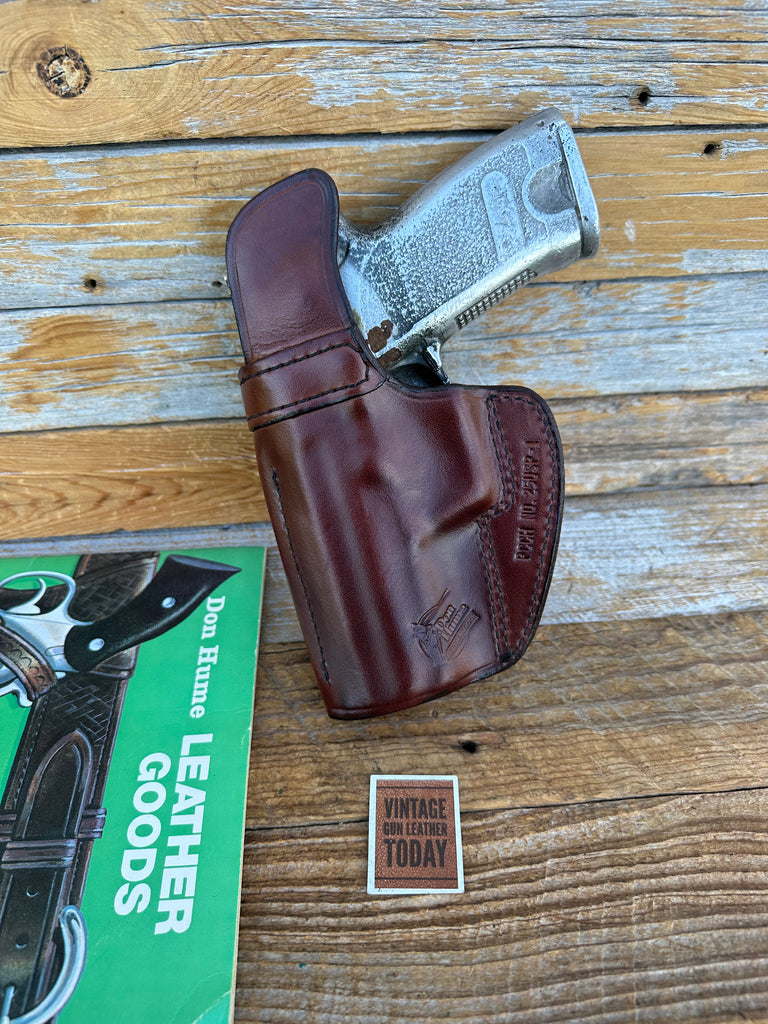 Vintage Don Hume PCCH Brown Leather IWB Holster for HK H&K UPS .45 Cal Right
