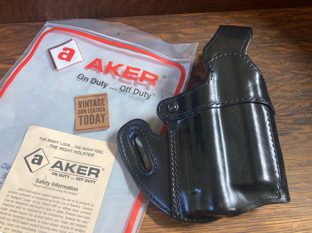 AKER Nightguard Black Leather OWB Holster For Sig 220 226 229 M3 TLR1 TLR2