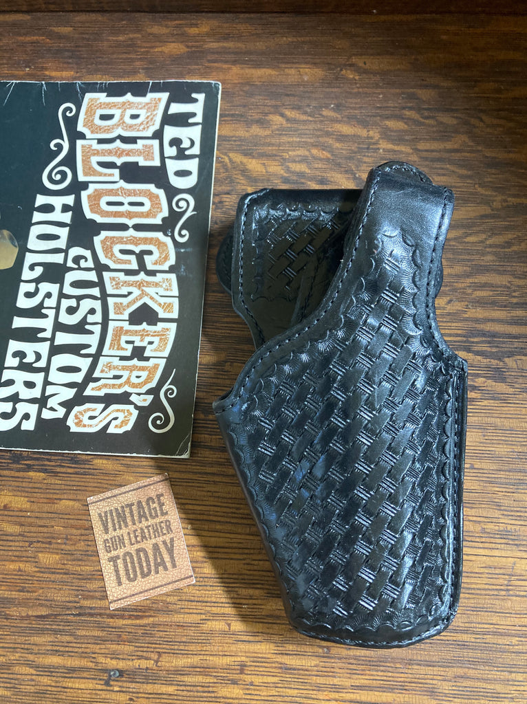 Ted Blocker Z300 Black Basketweave Lined Right Holster For S&W M&P 9 Compact