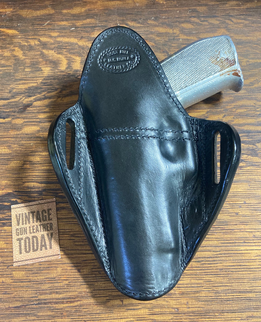 Black Leather Boot Hill Black Leather Fancy Stitched OWB Holster for SIG P226