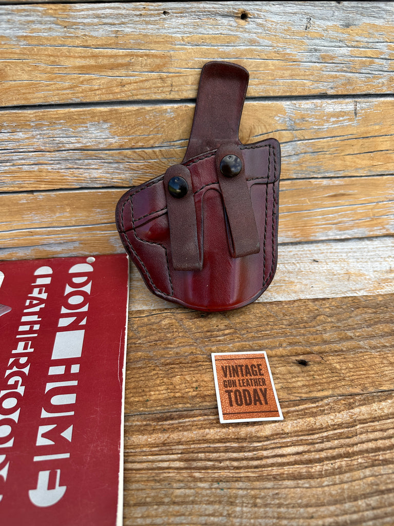 Vintage Don Hume PCCH IWB Leather Holster For GLOCK 38 G38 Right