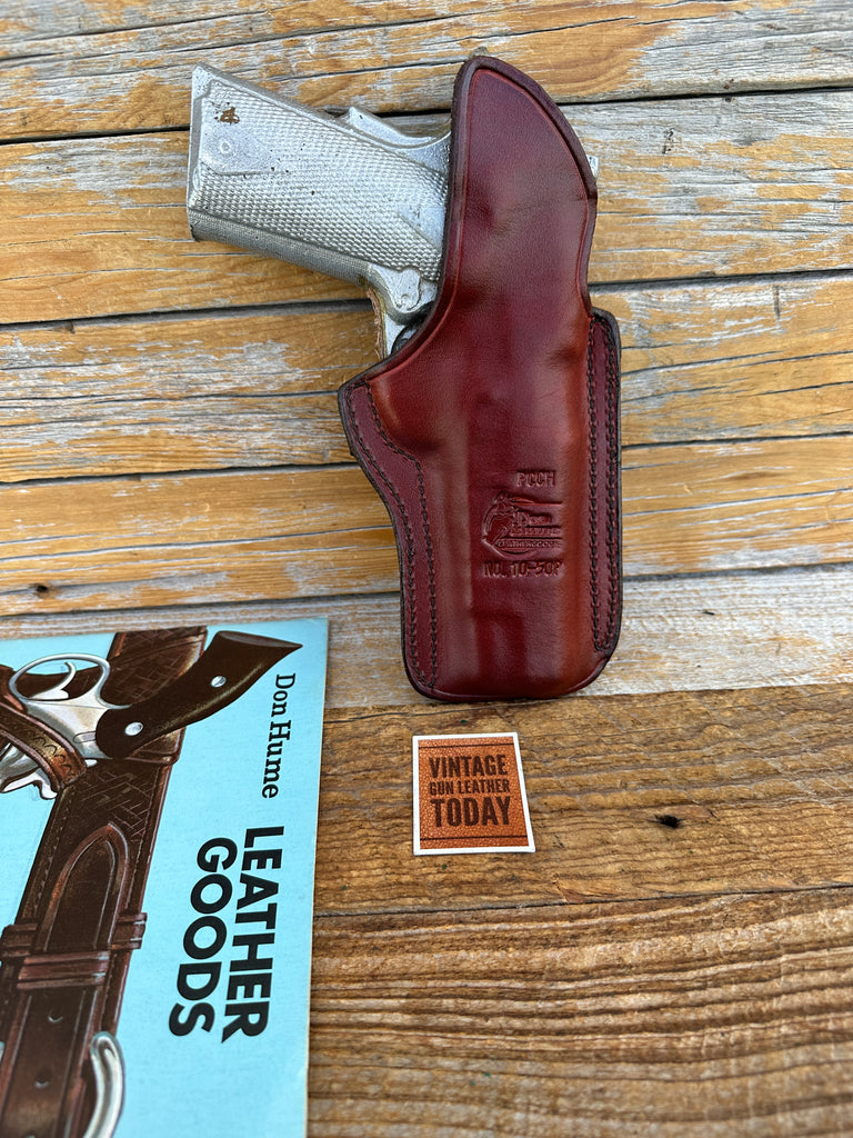 Vintage Don Hume PCCH IWB Leather Holster For Kimber Springfield 5" 1911 LEFT
